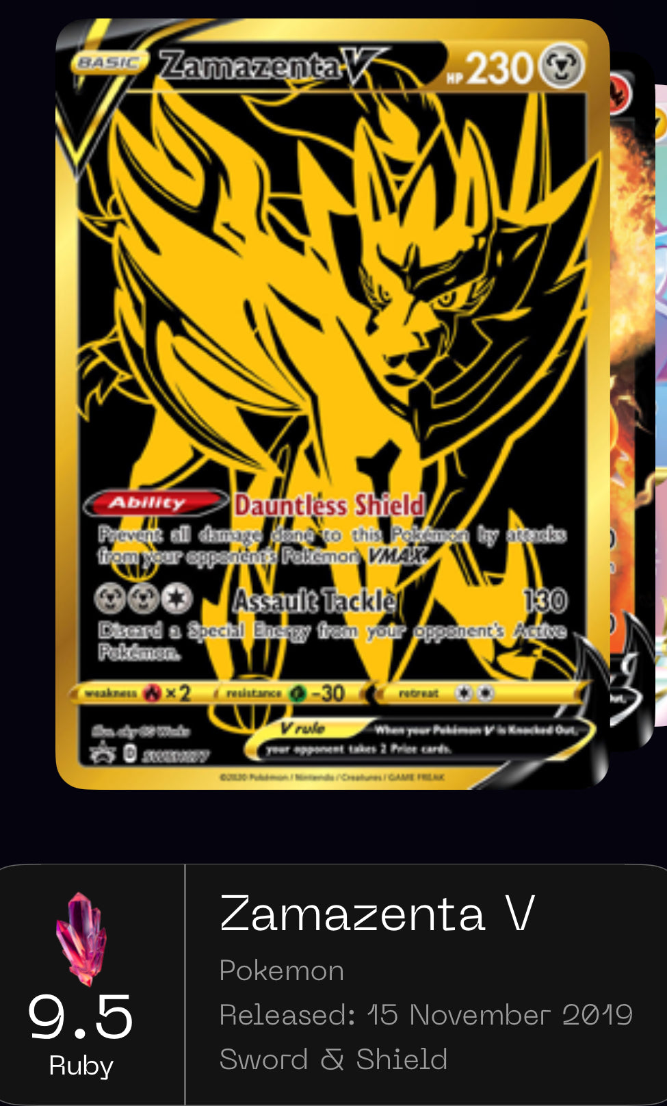 Zamazenta V - SWSH077 - 🇺🇸 Sword & Shield Promo