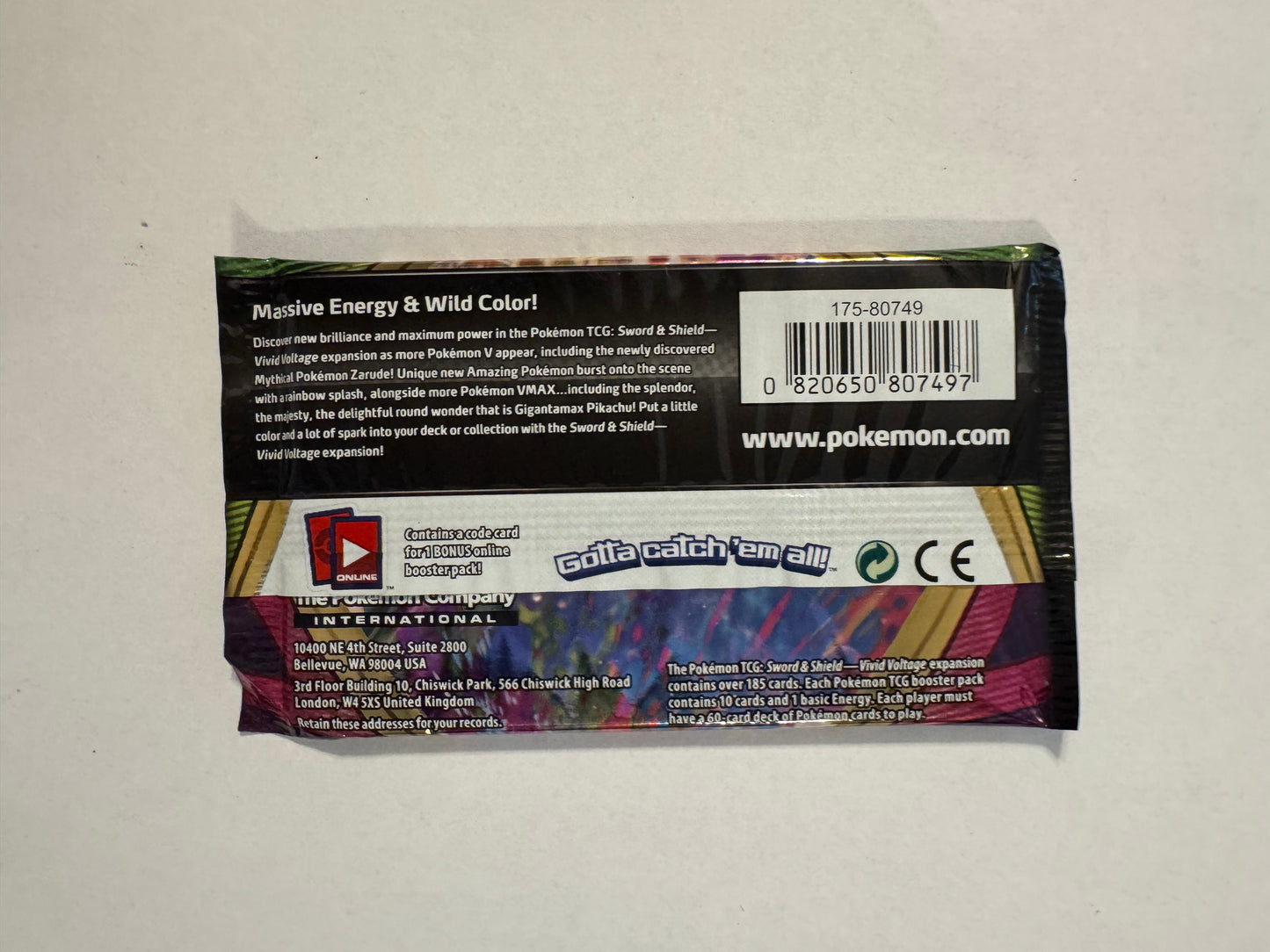Vivid Voltage Booster Pack - SWSH04: Vivid Voltage