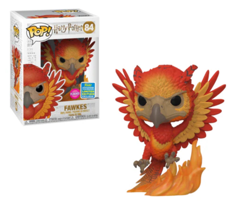 Fawkes Funko Pop (Flocked) (2019 Summer Convention Limited Edition)
