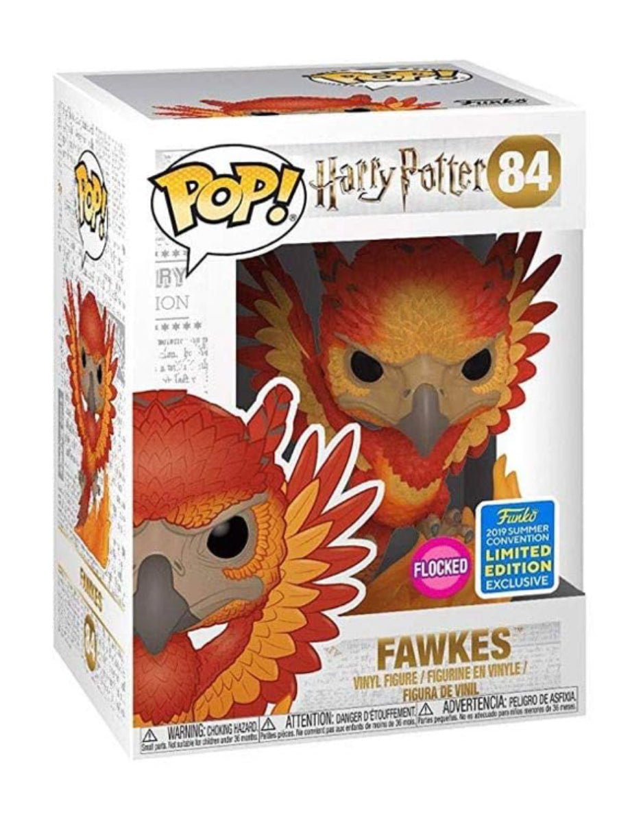 Fawkes Funko Pop (Flocked) (2019 Summer Convention Limited Edition)