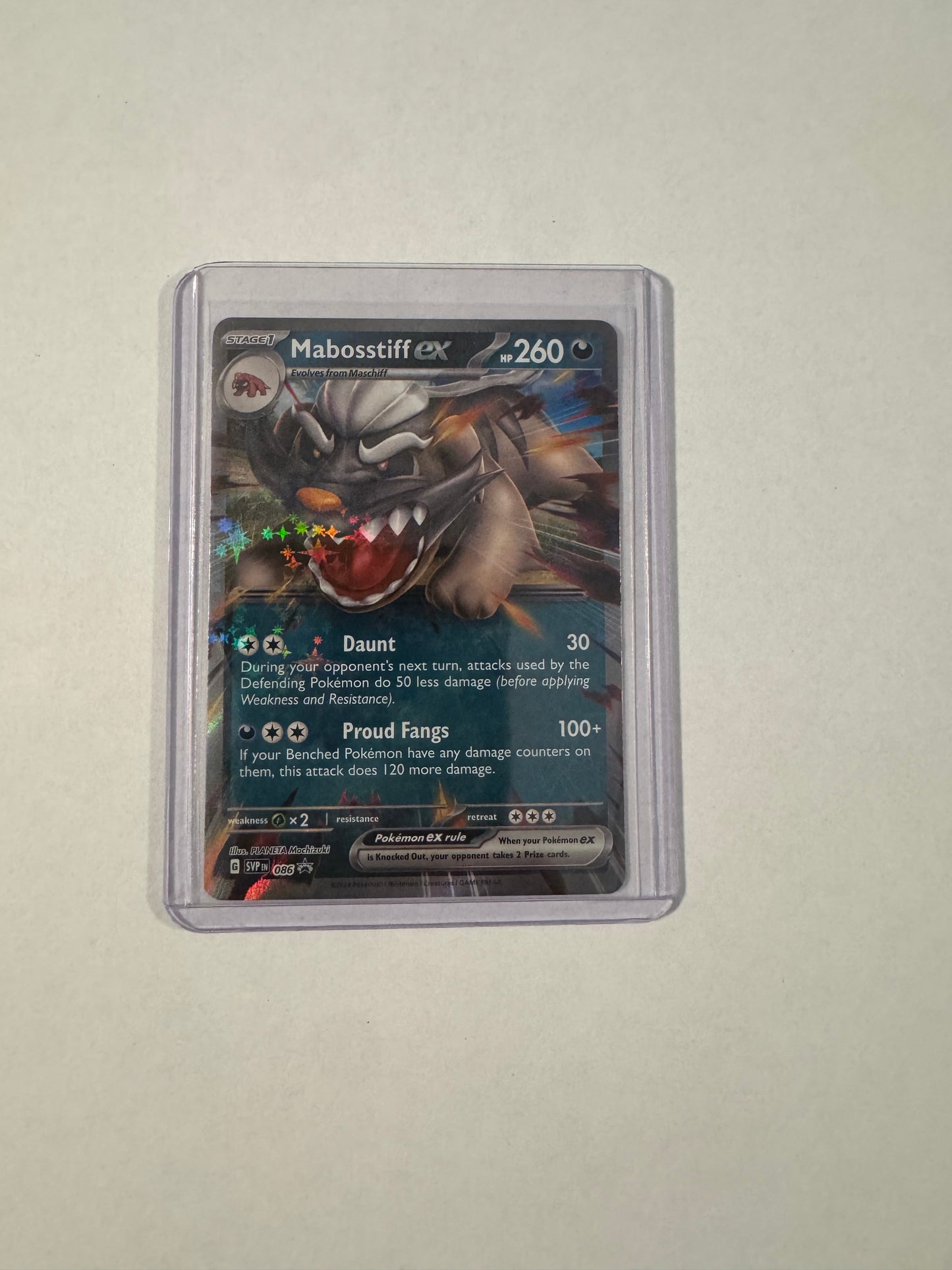 Mabosstiff ex - 086 - SV: Scarlet & Violet Promo