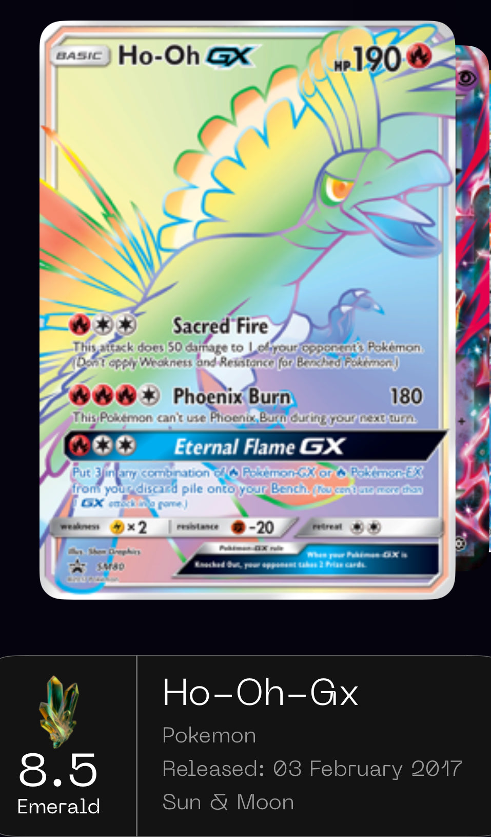 Ho-Oh GX - 🇺🇸 Sun & Moon - S&M Promos