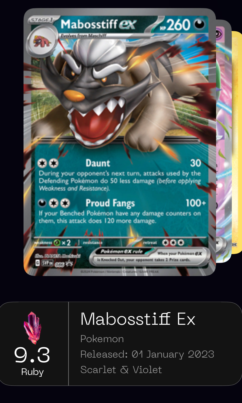Mabosstiff ex - 086 - SV: Scarlet & Violet Promo