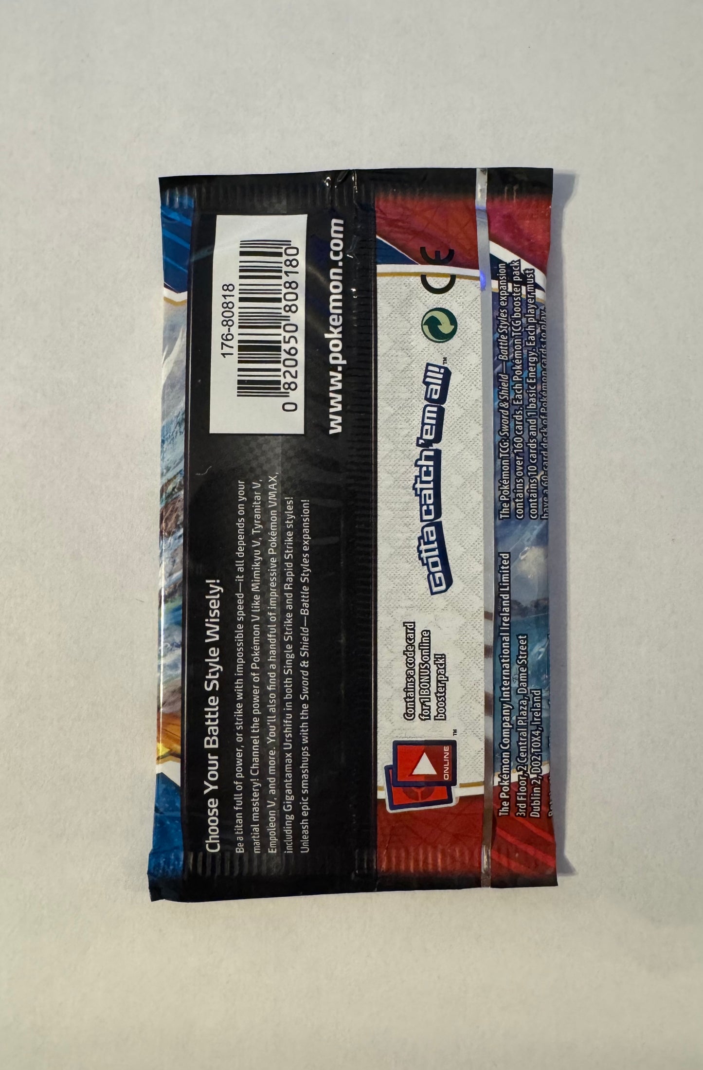 Battle Styles Booster Pack - SWSH05: Battle Styles