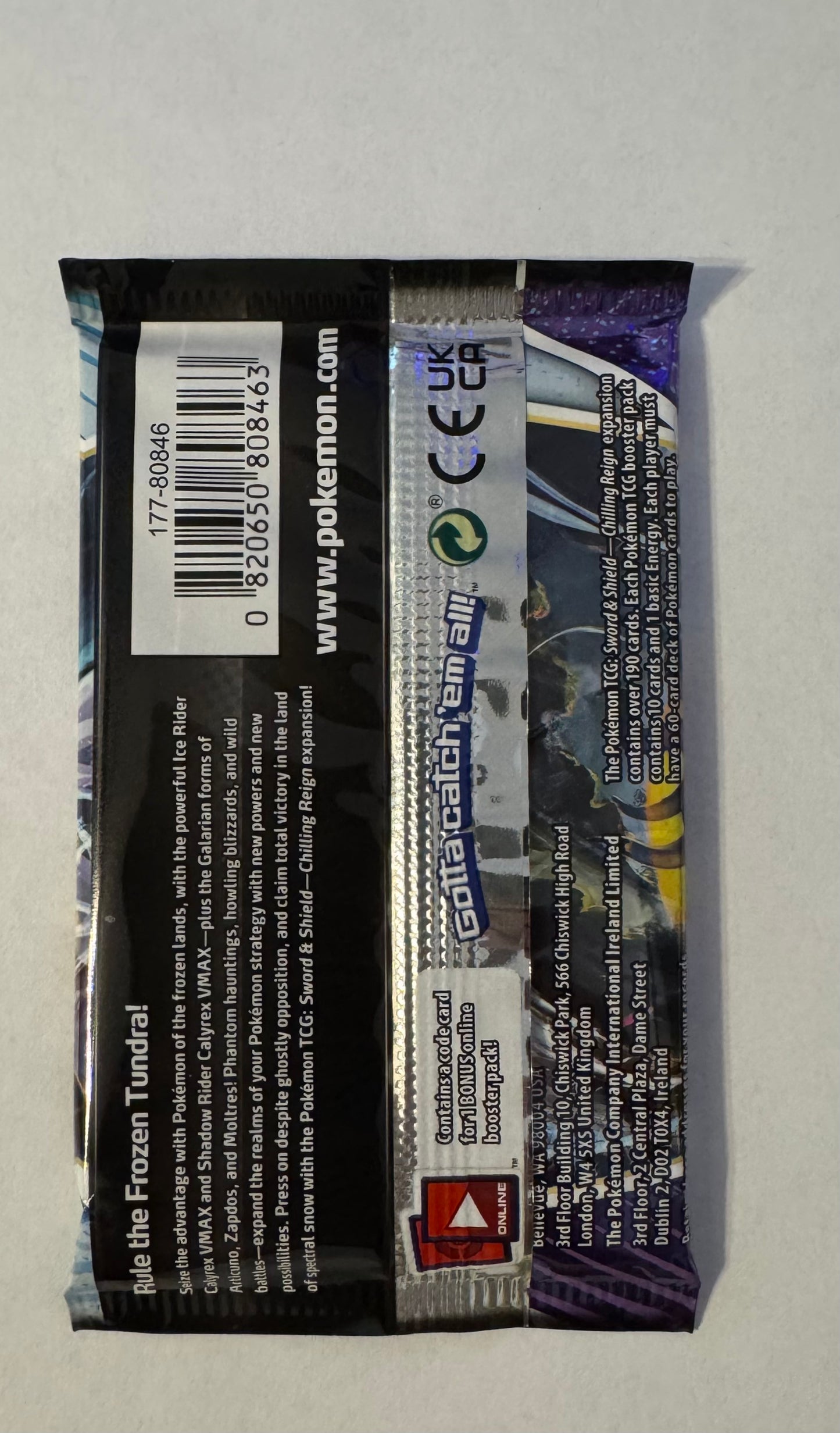 Chilling Reign Booster Pack - SWSH06: Chilling Reign