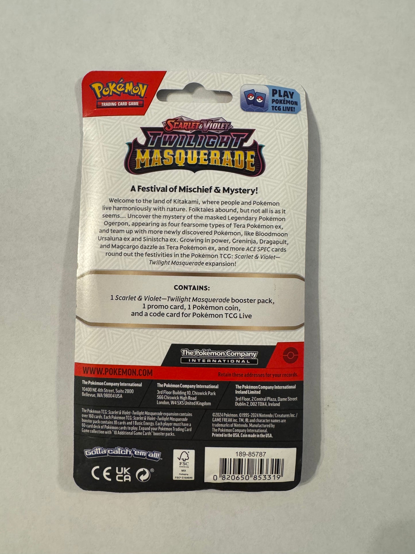 Twilight Masquerade Single Pack Blister