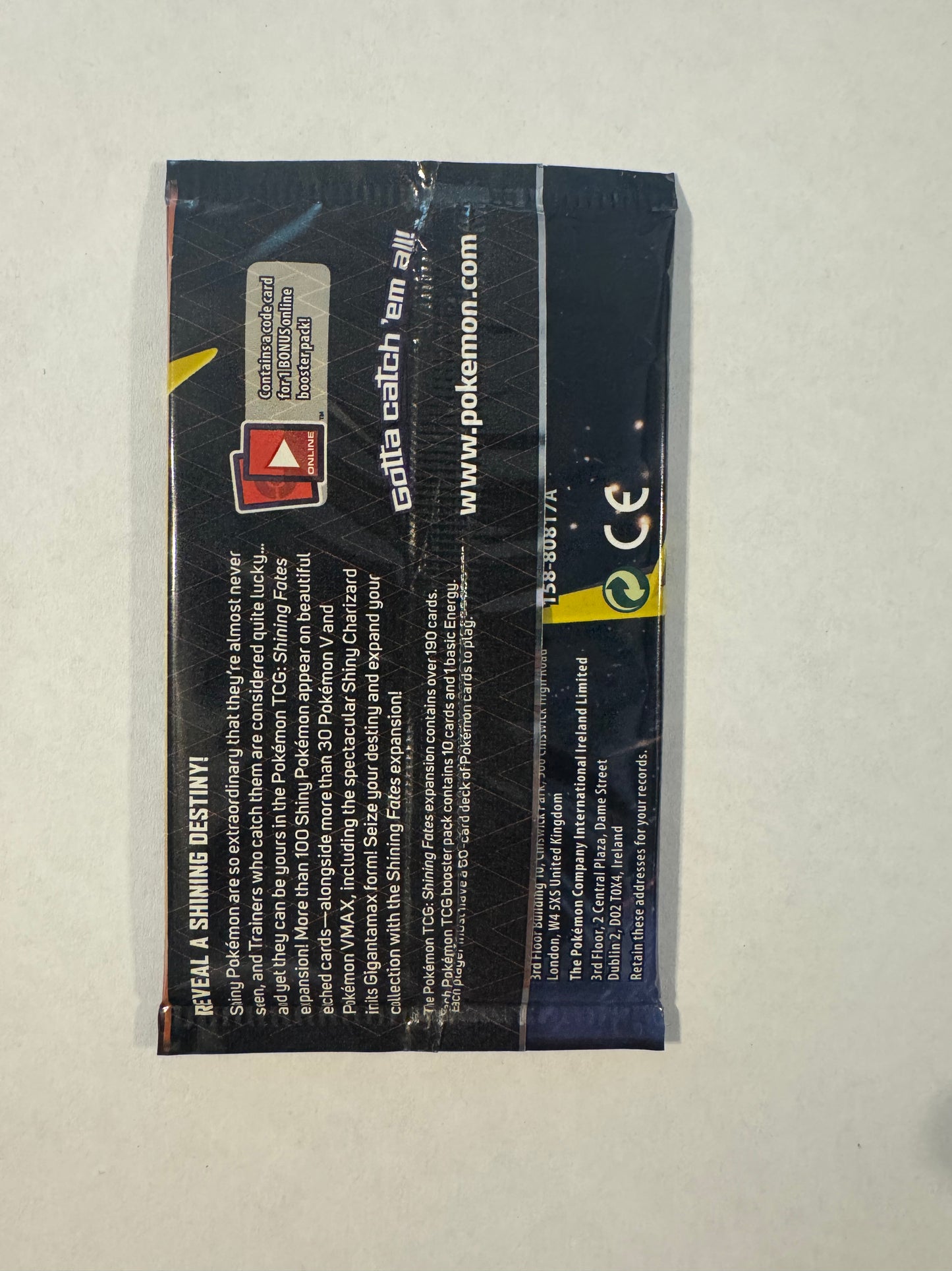 Shining Fates Booster Pack - SWSH - Shining Fates