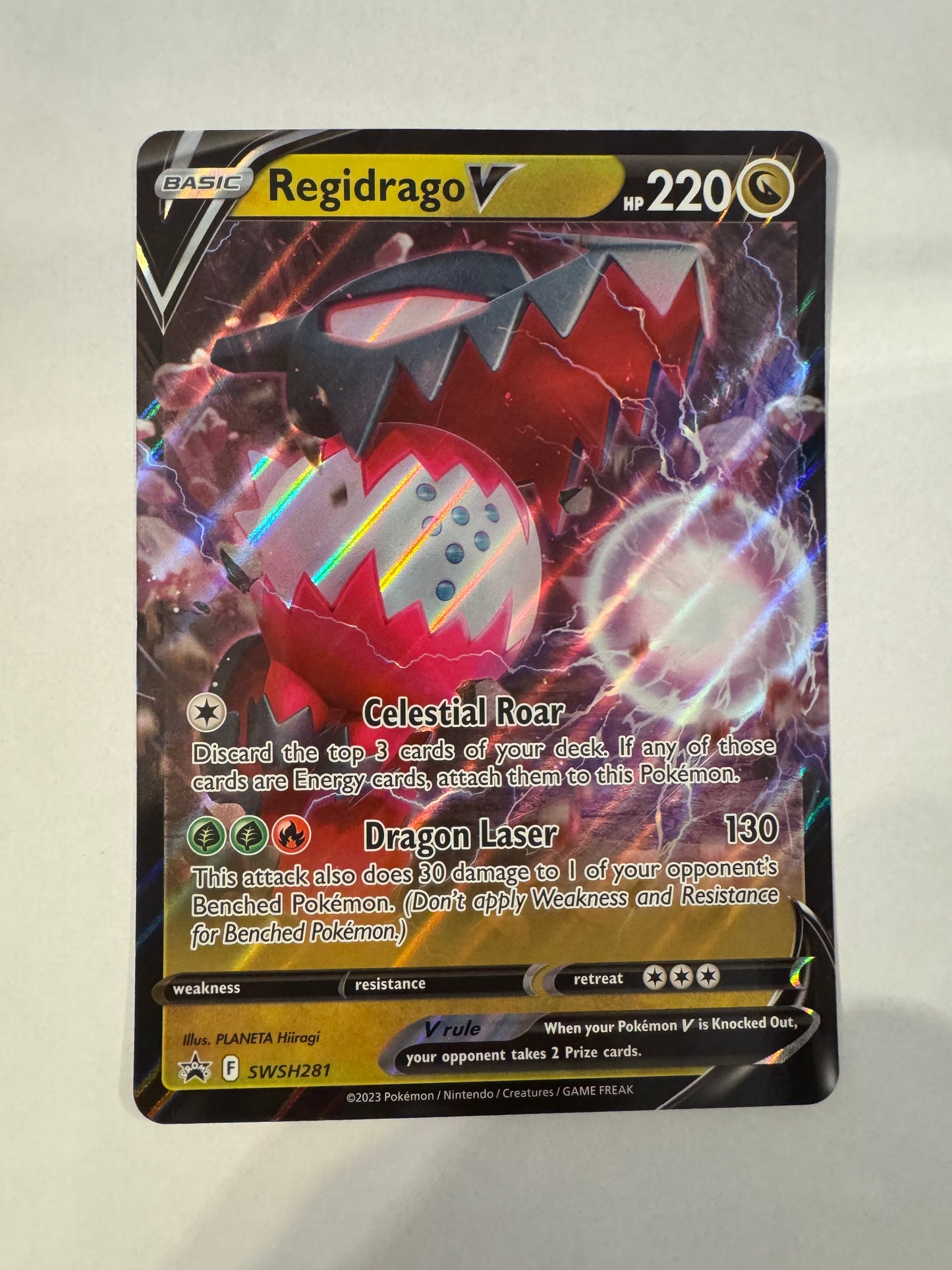 JUMBO Regidrago V - SWSH281 - 🇺🇸 Sword & Shield Promo