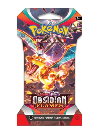 Obsidian Flames Sleeved Booster Pack - SV03: Obsidian Flames