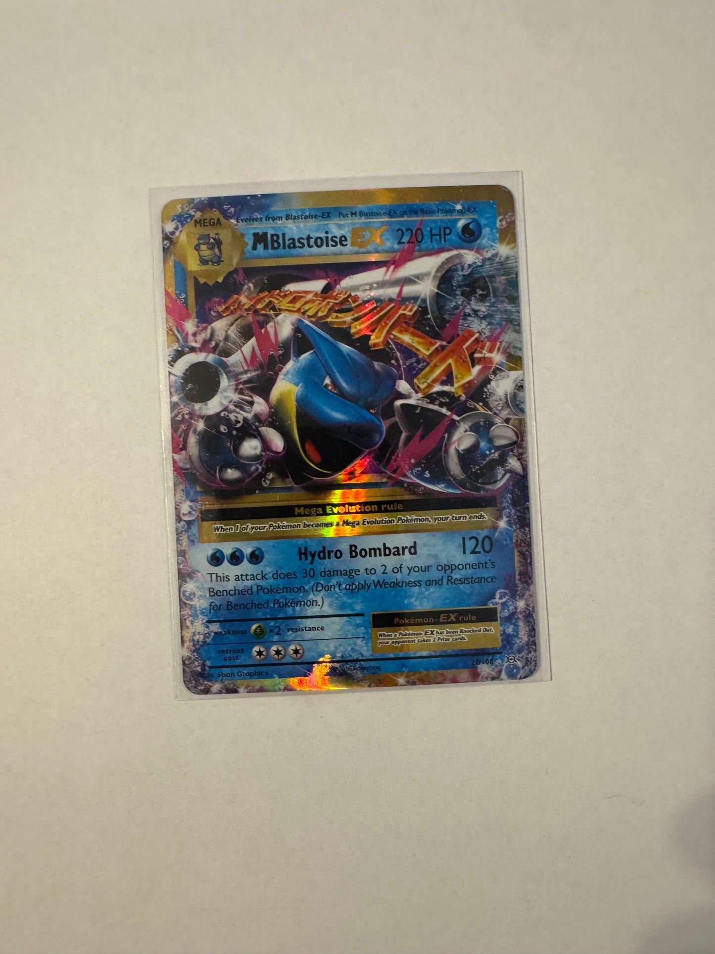 M Blastoise EX - 22/108 -  🇺🇸 XY - Evolutions