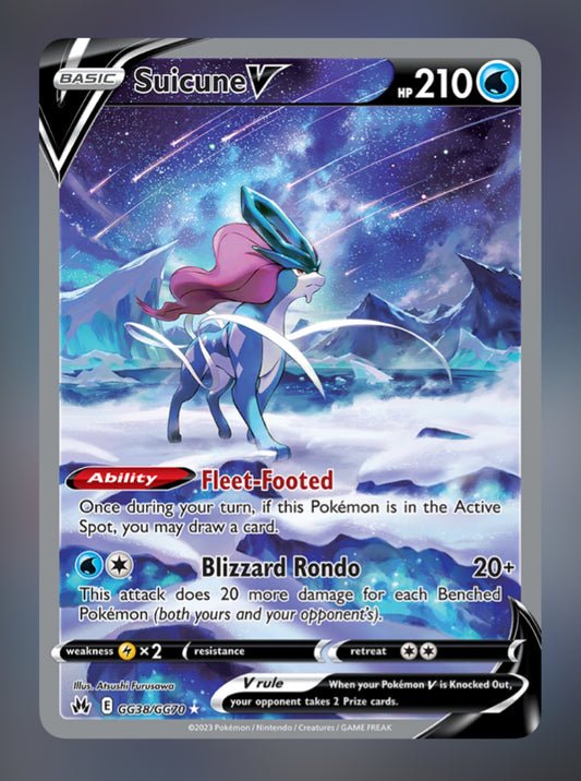 Suicune V - GG38/GG70 - SWSH-Crown Zenith: Galarian Gallery