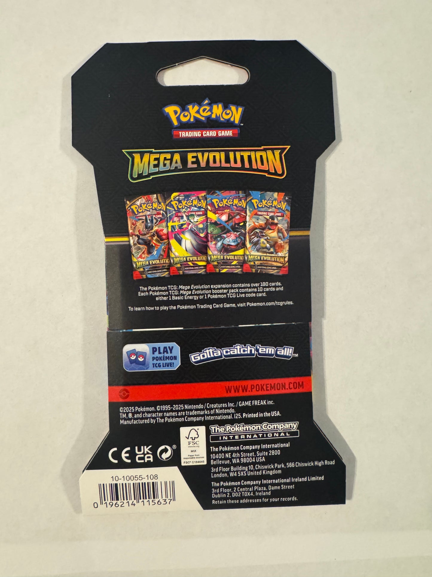 Mega Evolution Sleeved Booster Pack - ME01: Mega Evolution