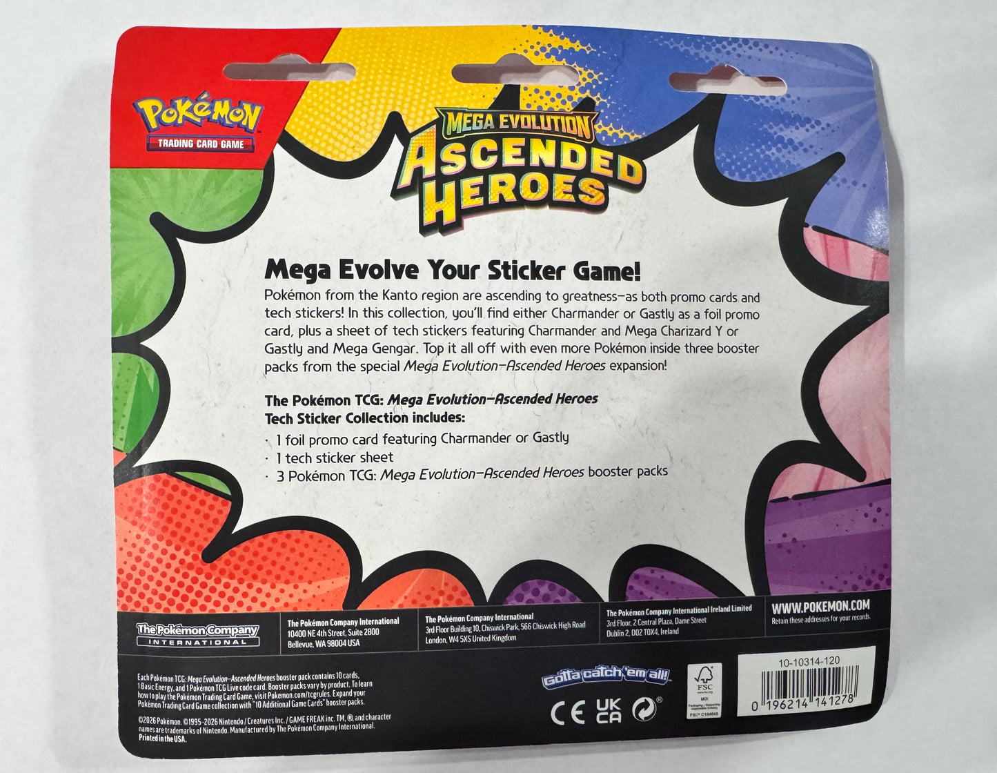 Ascended Heroes Tech Sticker Collection