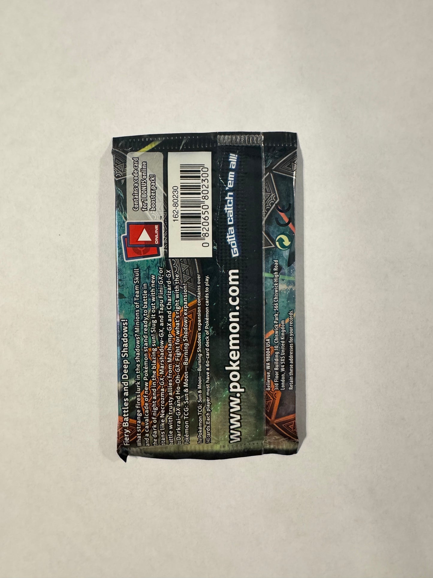 Burning Shadows Booster Pack - SM - Burning Shadows