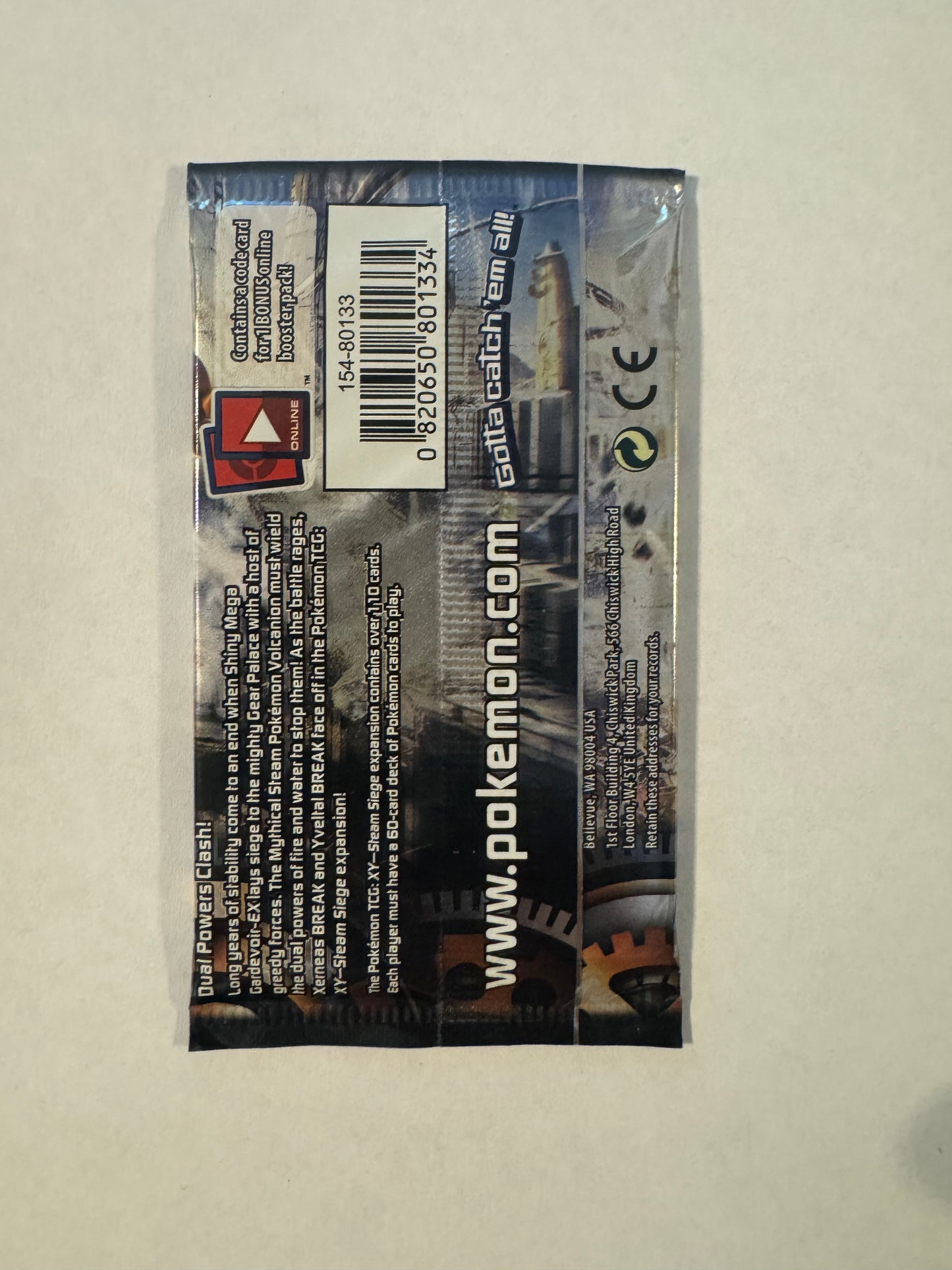 Steam Siege Booster Pack - XY - Steam Siege