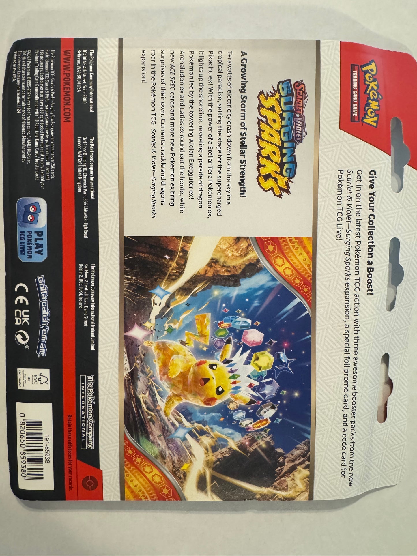 Surging Sparks 3 Pack Blisters [Quagsire] - SV08: Surging Sparks