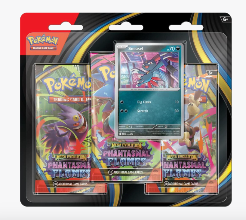 Phantasmal Flames 3 Pack Blister - ME02: Phantasmal Flames