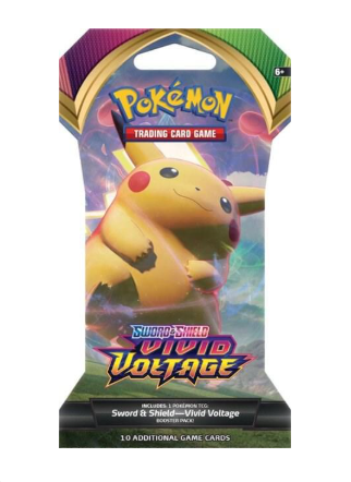 Vivid Voltage Sleeved Booster Pack - SWSH04: Vivid Voltage